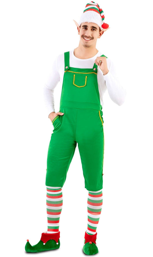 Disfraz de Elfo Peto Verde para hombre I Don Disfraz