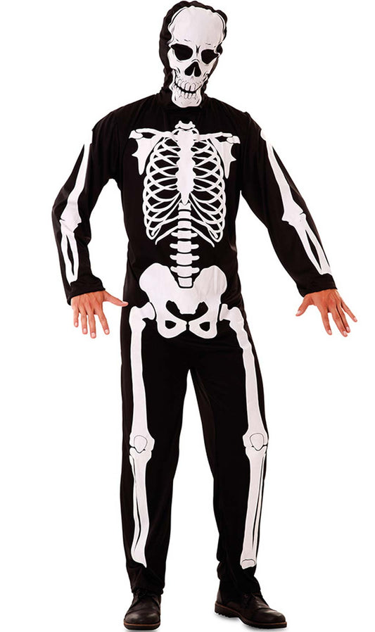 Disfraz de Esqueleto Oscuro para adulto I Don Disfraz