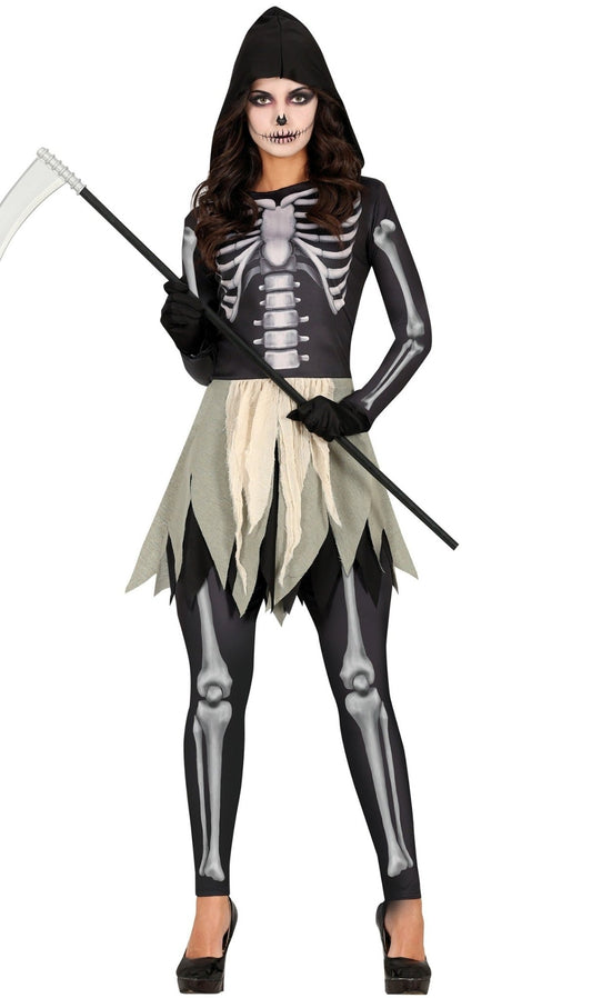 Disfraz de Esqueleto Siniestra para mujer I Don Disfraz