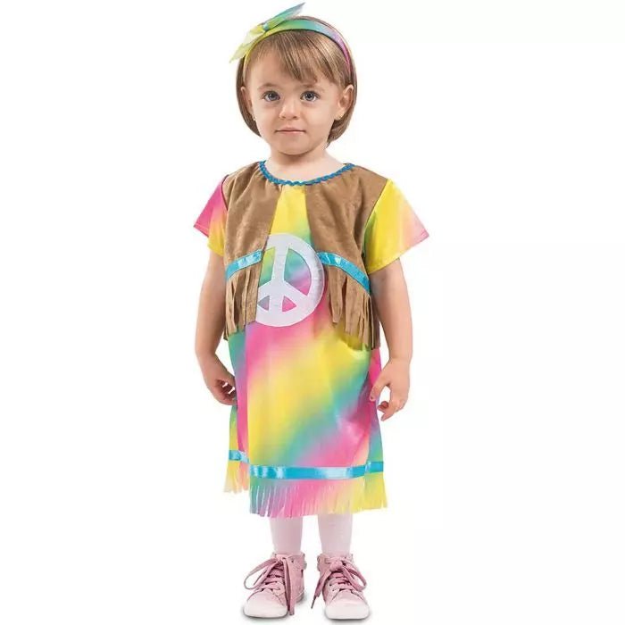 Farbiger Hippie Kostüm für Baby