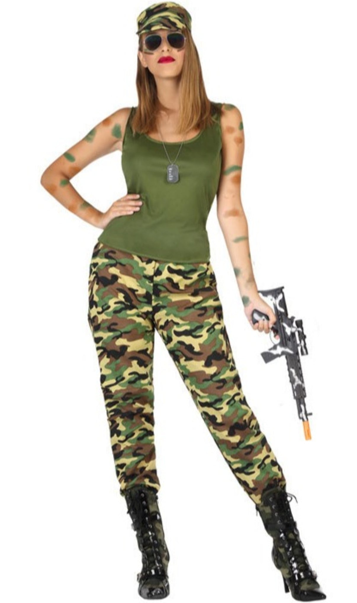 Disfraz de Militar Guerrillera para mujer I Don Disfraz