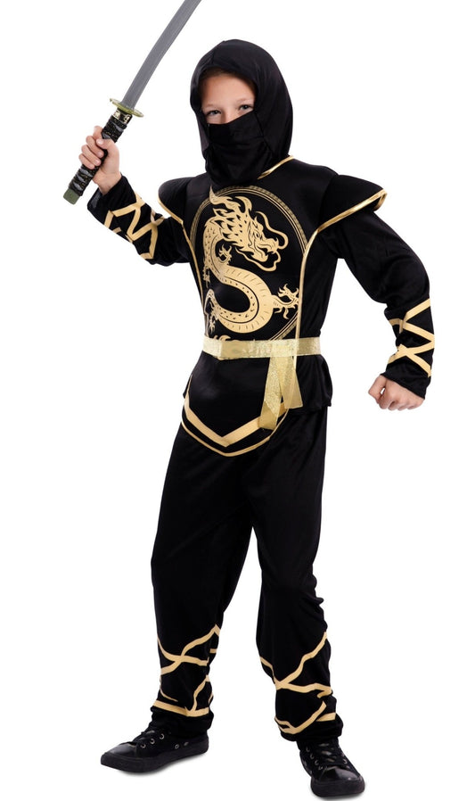 Disfraz de Ninja Dorado para niño I Don Disfraz
