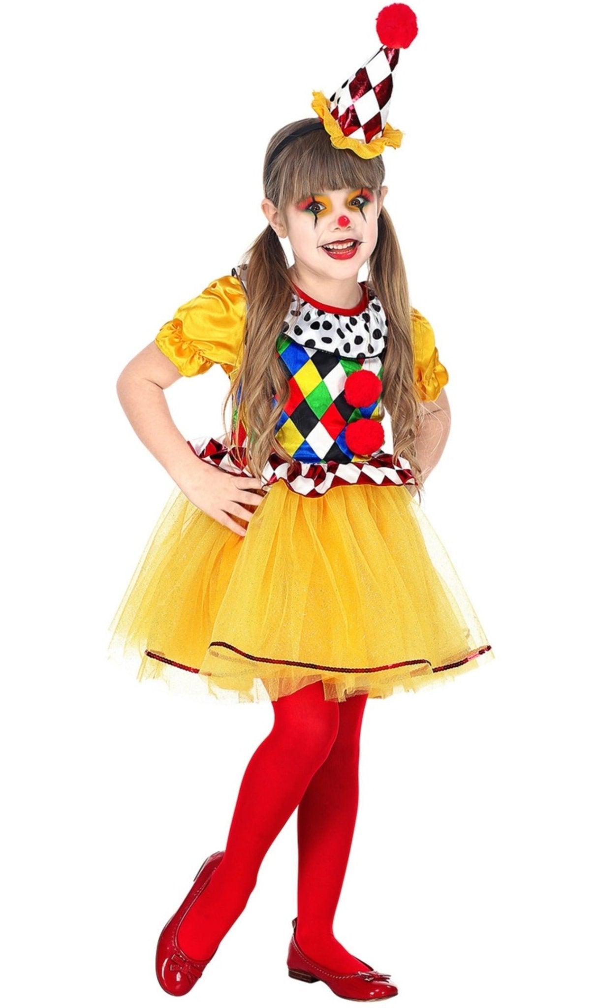 Clown Rauten Kostüm für Kinder