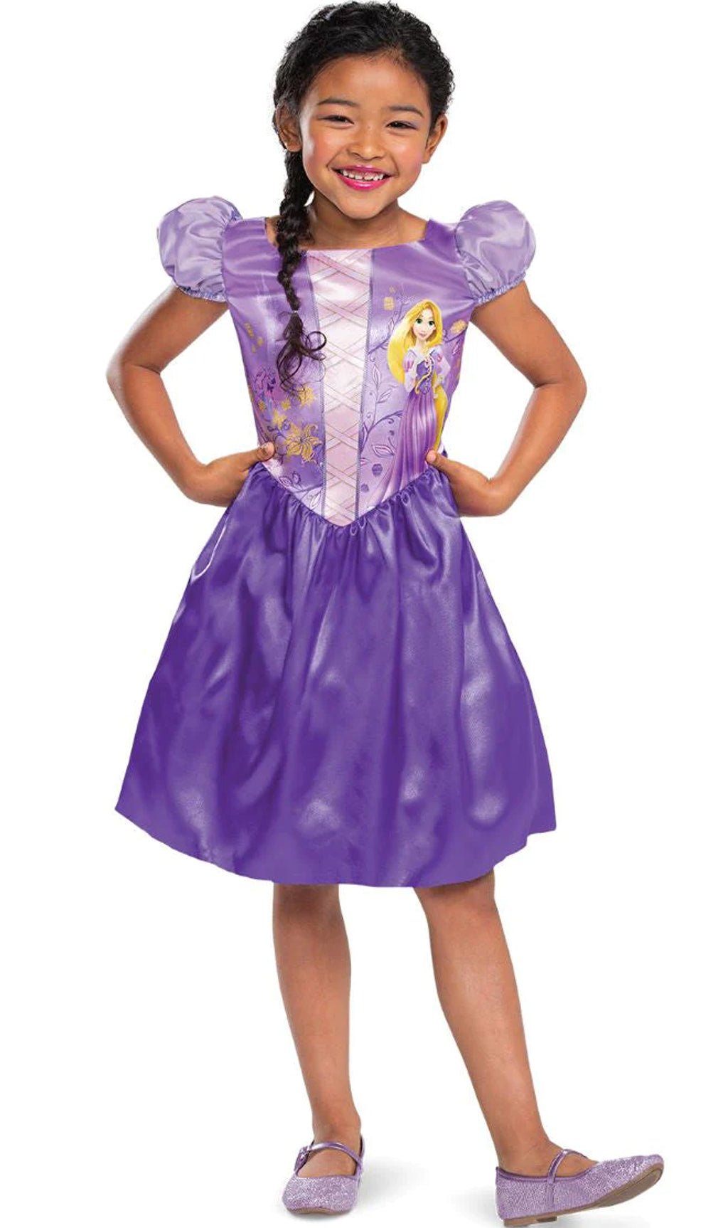 Disfraz de Princesa Rapunzel™ Basic para niña I Don Disfraz