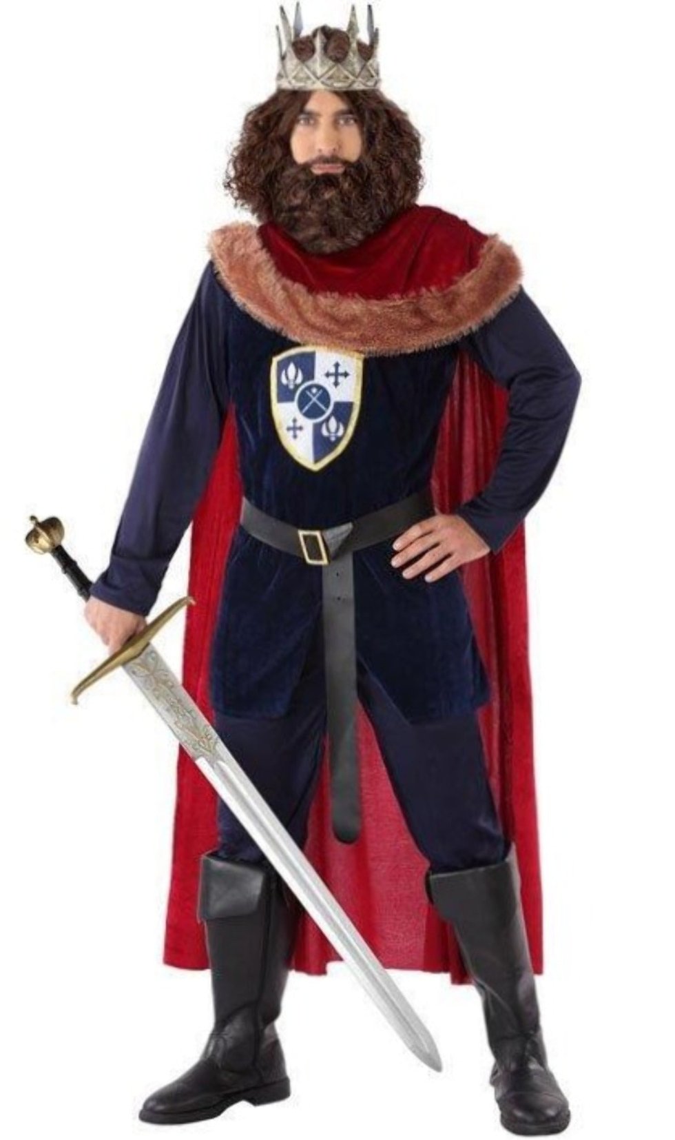 Disfraz de Rey Medieval Bernardo para hombre I Don Disfraz