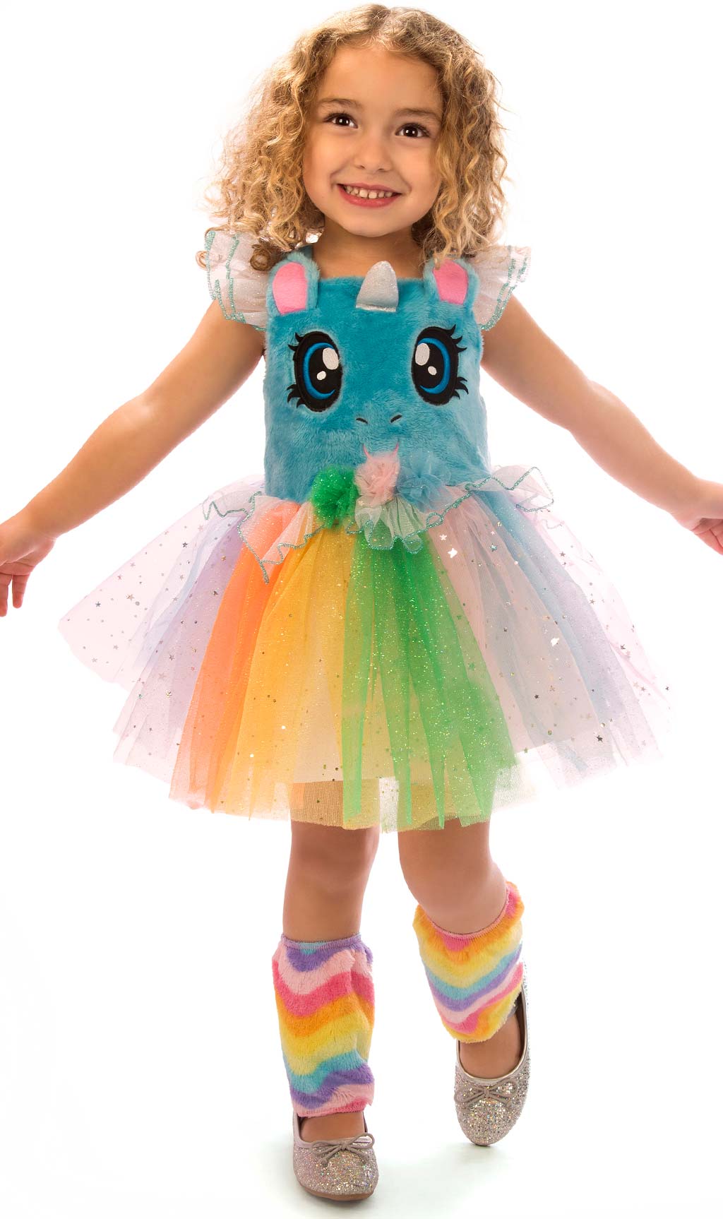 Disfraz de Unicornio Azul Tul para niña I Don Disfraz