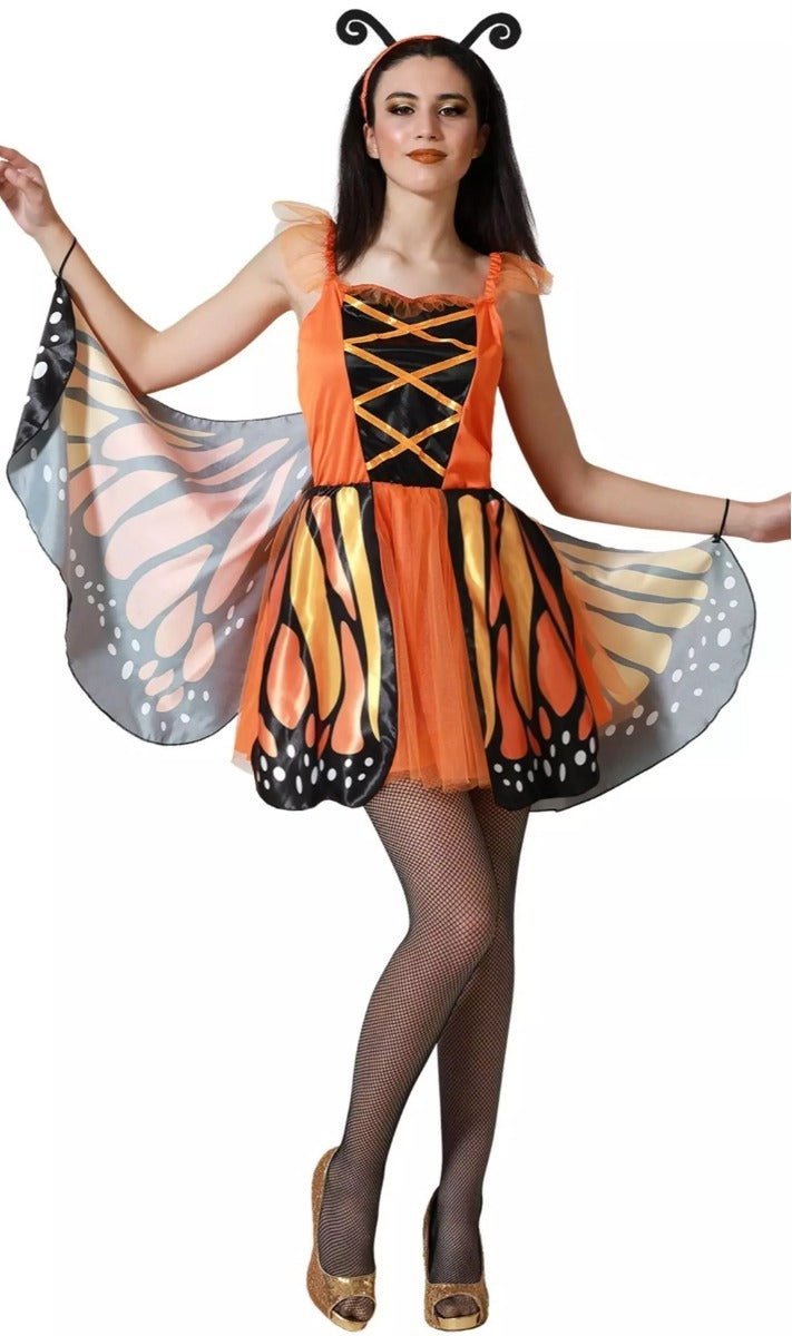 Disfraz de Mariposa Naranja para mujer I Don Disfraz