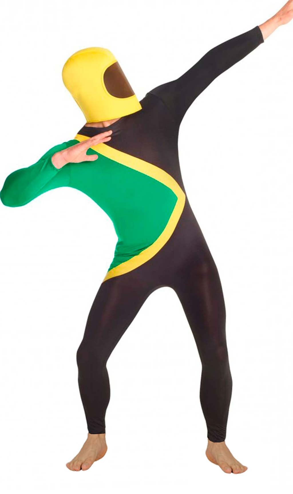 Disfraz de Morphsuit™ Bobsleigh Jamaicano adulto I Don Disfraz