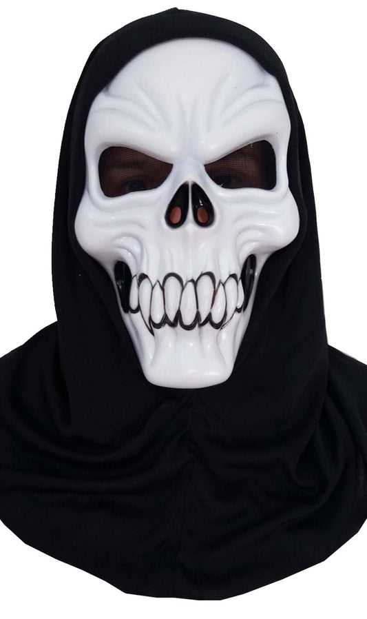 Skelett-Maske mit Kapuze