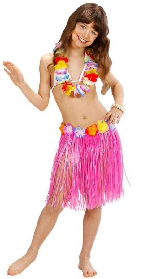 Rosa Hawaii-Rock für Kinder