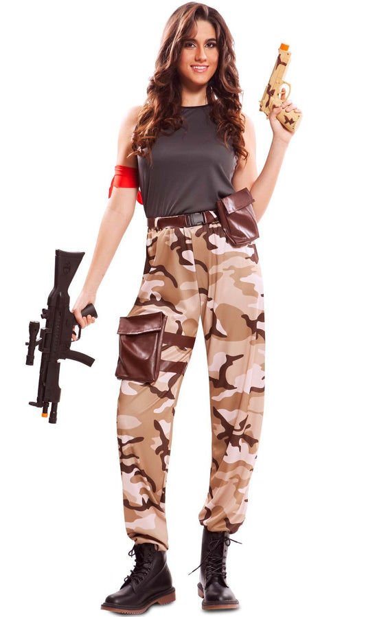 Disfraz de Militar Fortnite para mujer I Don Disfraz