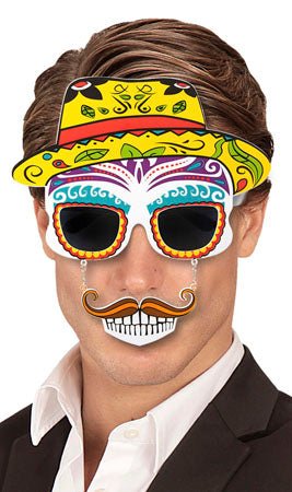 Brille Totenkopf Catrina