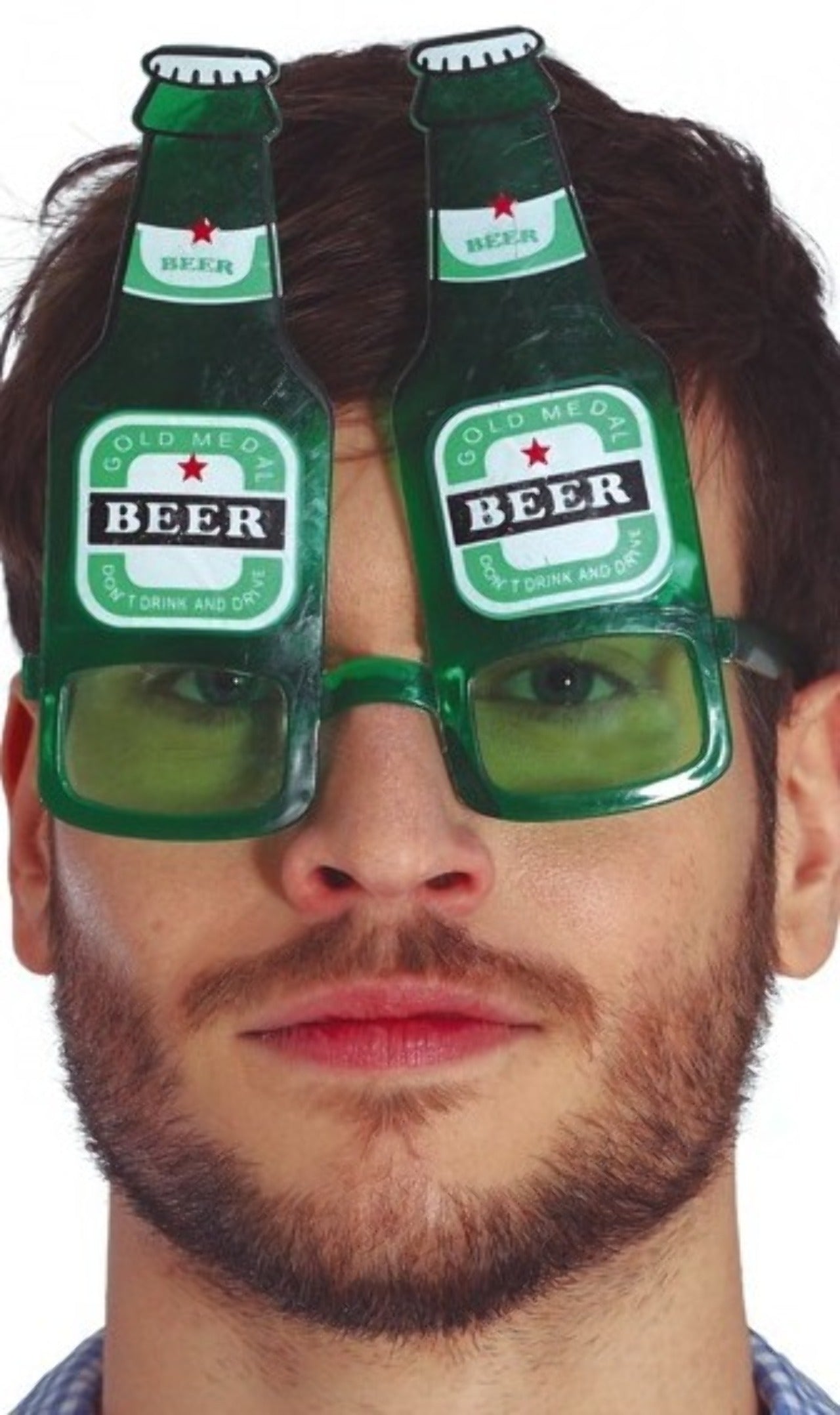 Bierflaschen Brille