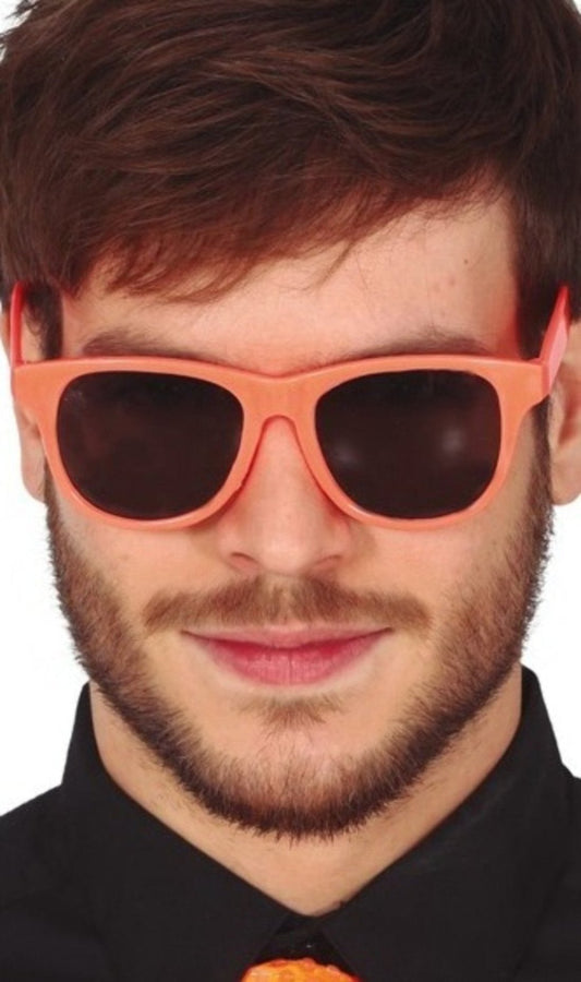 Neonorange Brille