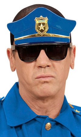 Polizei Brille Mütze