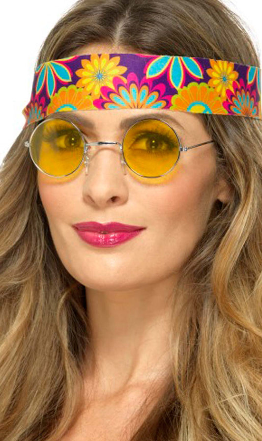 Rundbrille Gelb