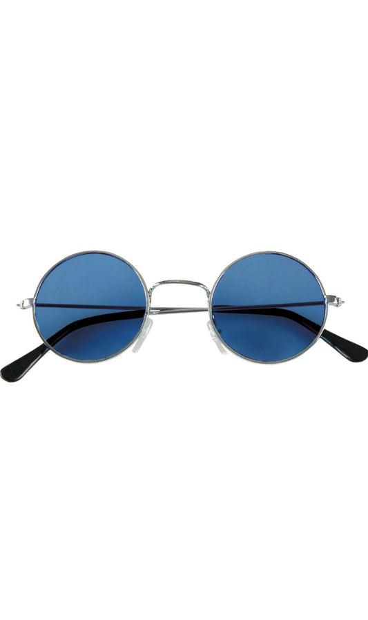 Runde Brille Blau