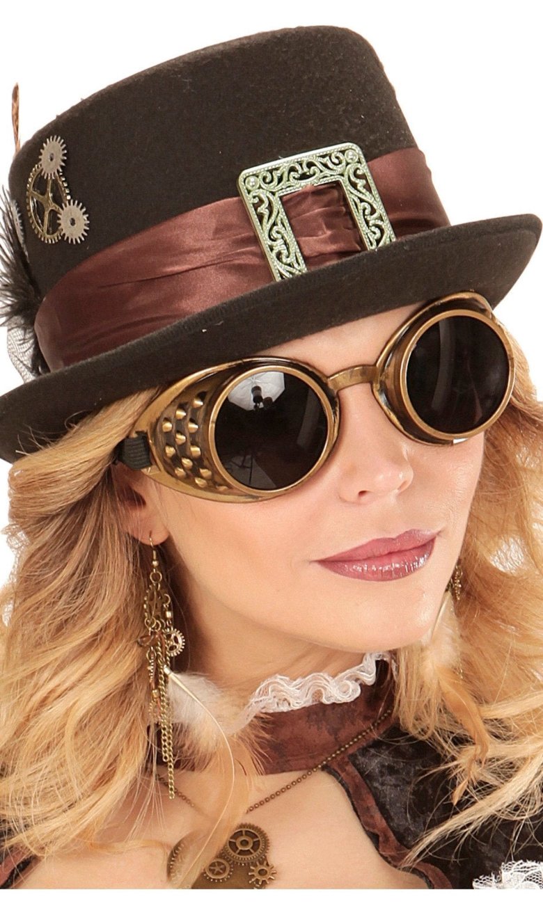 Brille Steampunk Bronze