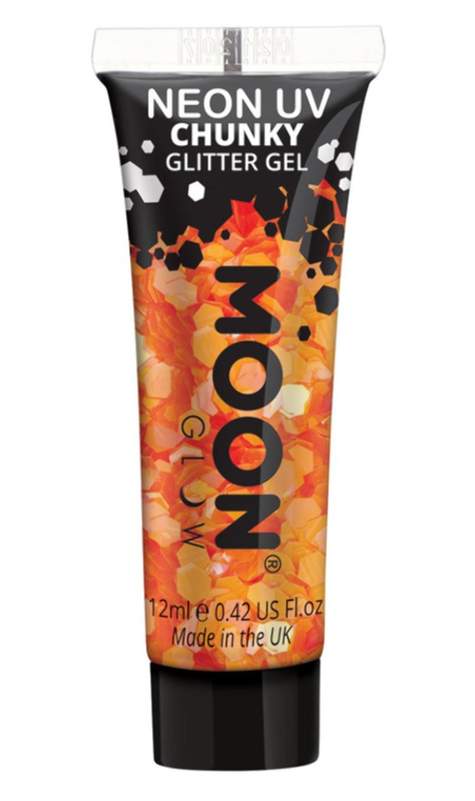 Glitter Gel Chuncky UV-Neon-Orange