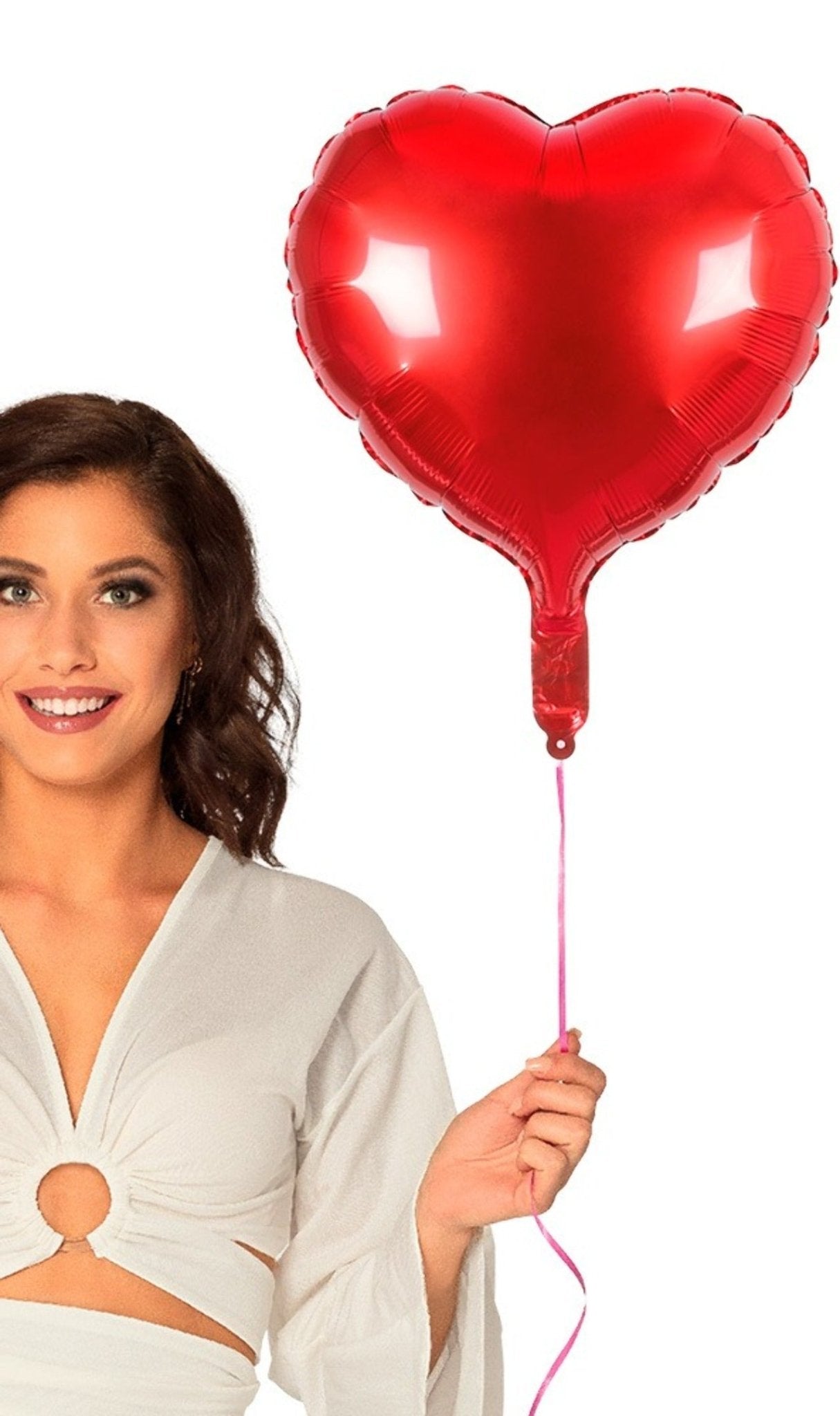 Goldherz Folienballon