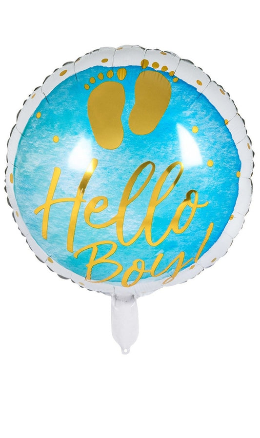 Folienballon für Baby Boy blau