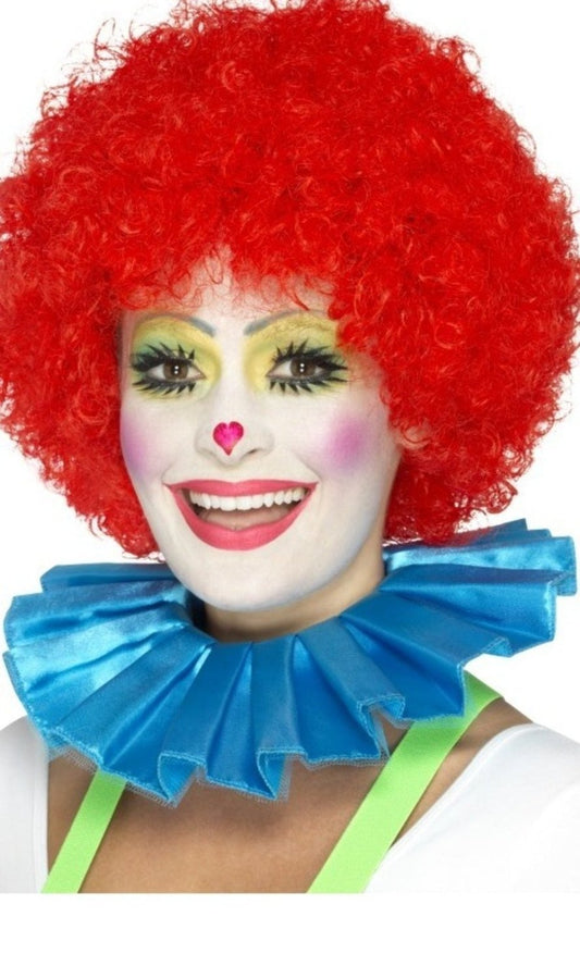 Clown Kragen blau