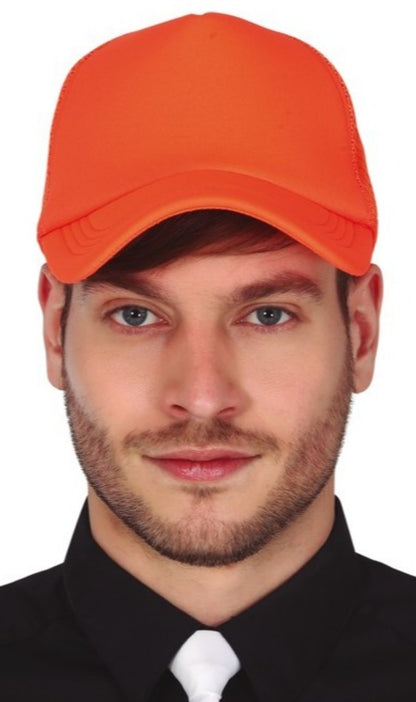 Orange Neon Mütze