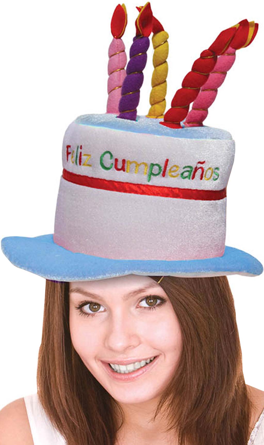 Mütze "Feliz Cumpleaños" Blau