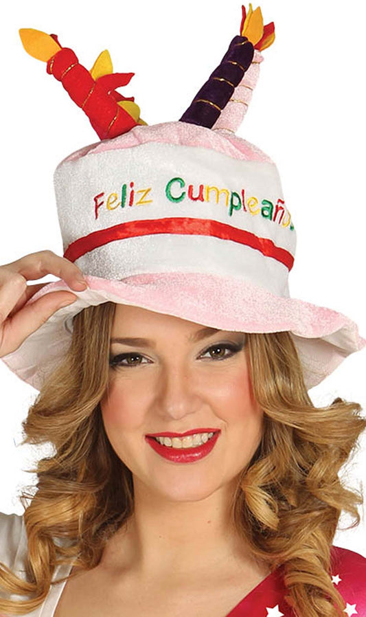 Mütze "Feliz Cumpleaños" Rosa