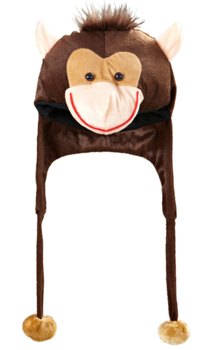 Braune Affe Mütze