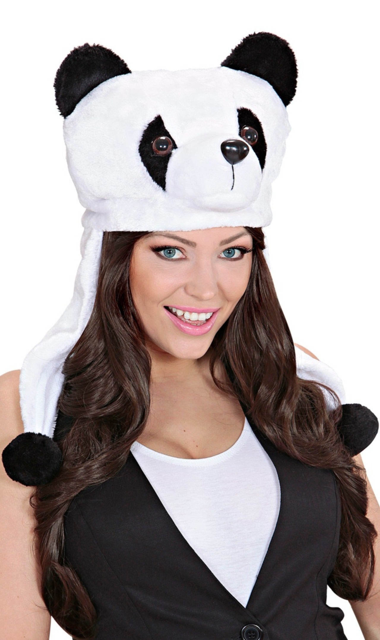 Pandabär Mütze Zweifarbig