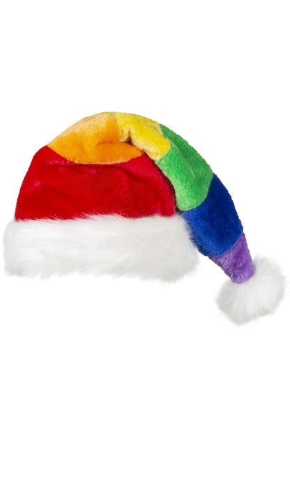 Regenbogen-Weihnachtsmütze