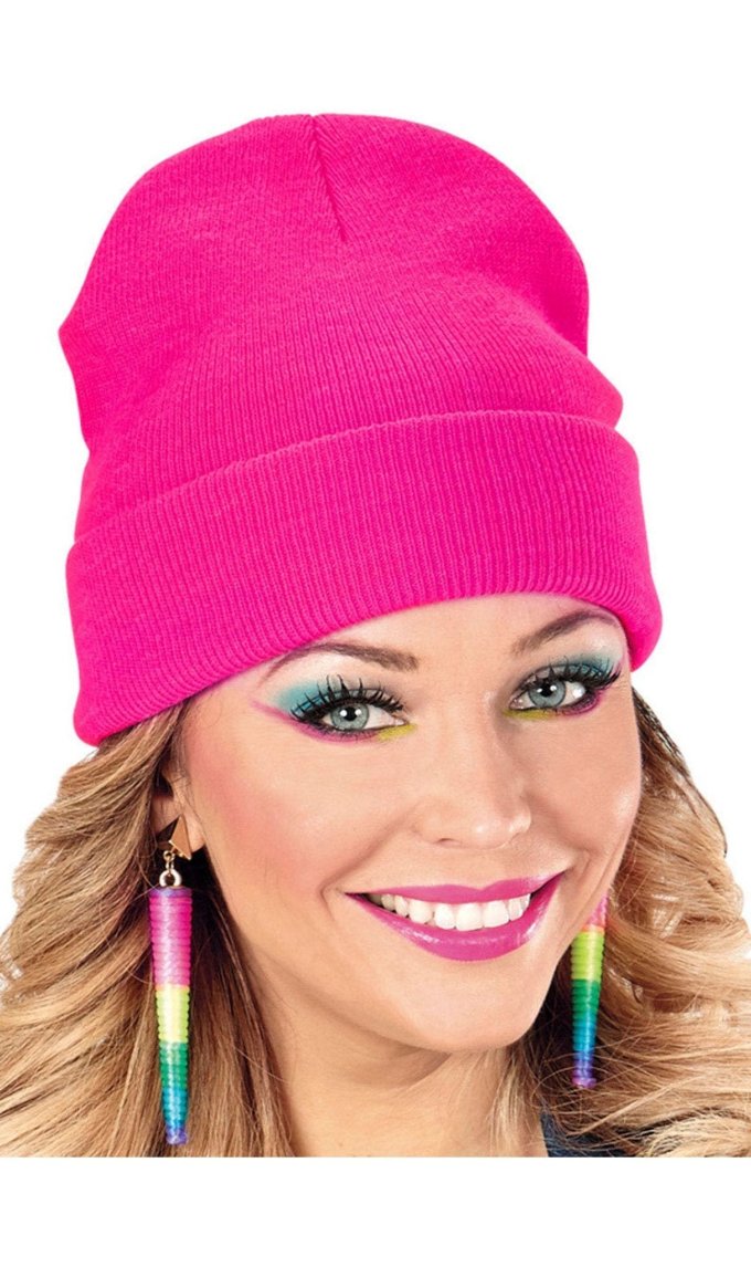 Mütze fuchsie fluoreszierend