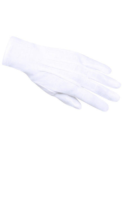 Weiße kurze Handschuhe