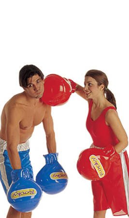 Aufblasbare Boxerhandschuhe