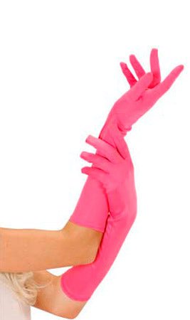 Lange Handschuhe in Neonfarben