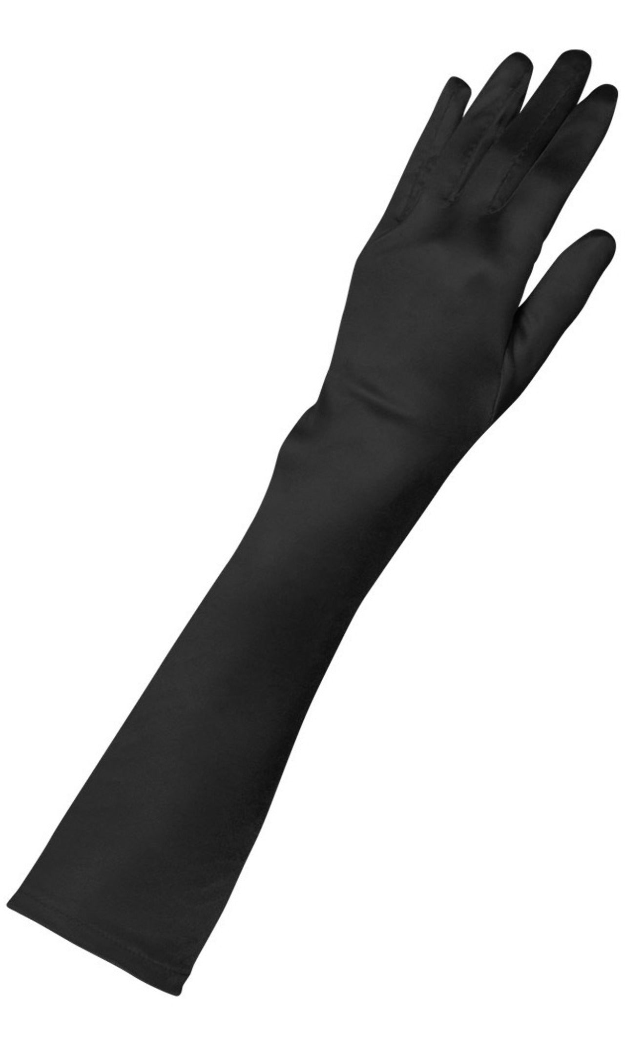 Lange schwarze Handschuhe Damen