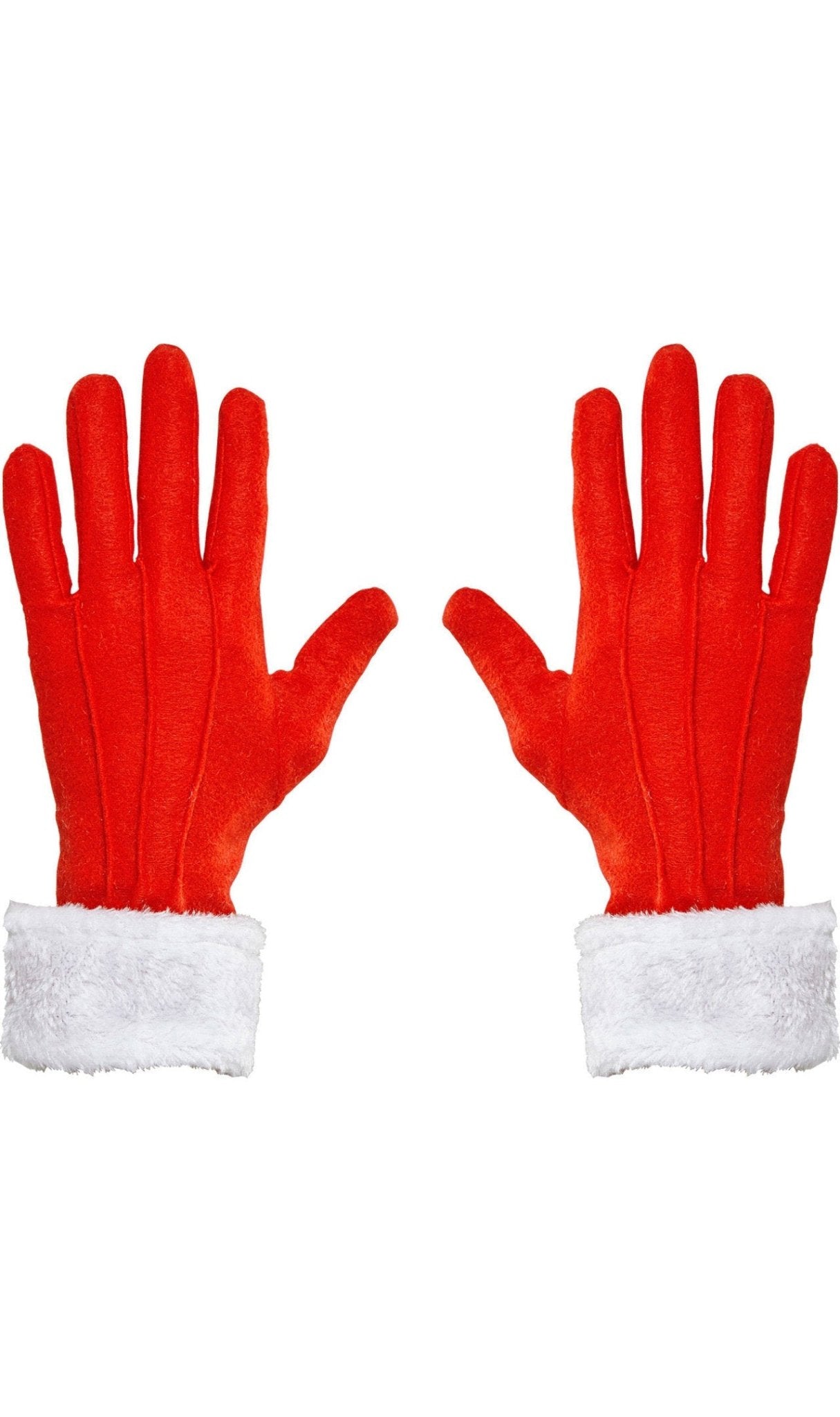 Plüsch Handschuhe Weihnachtsmann