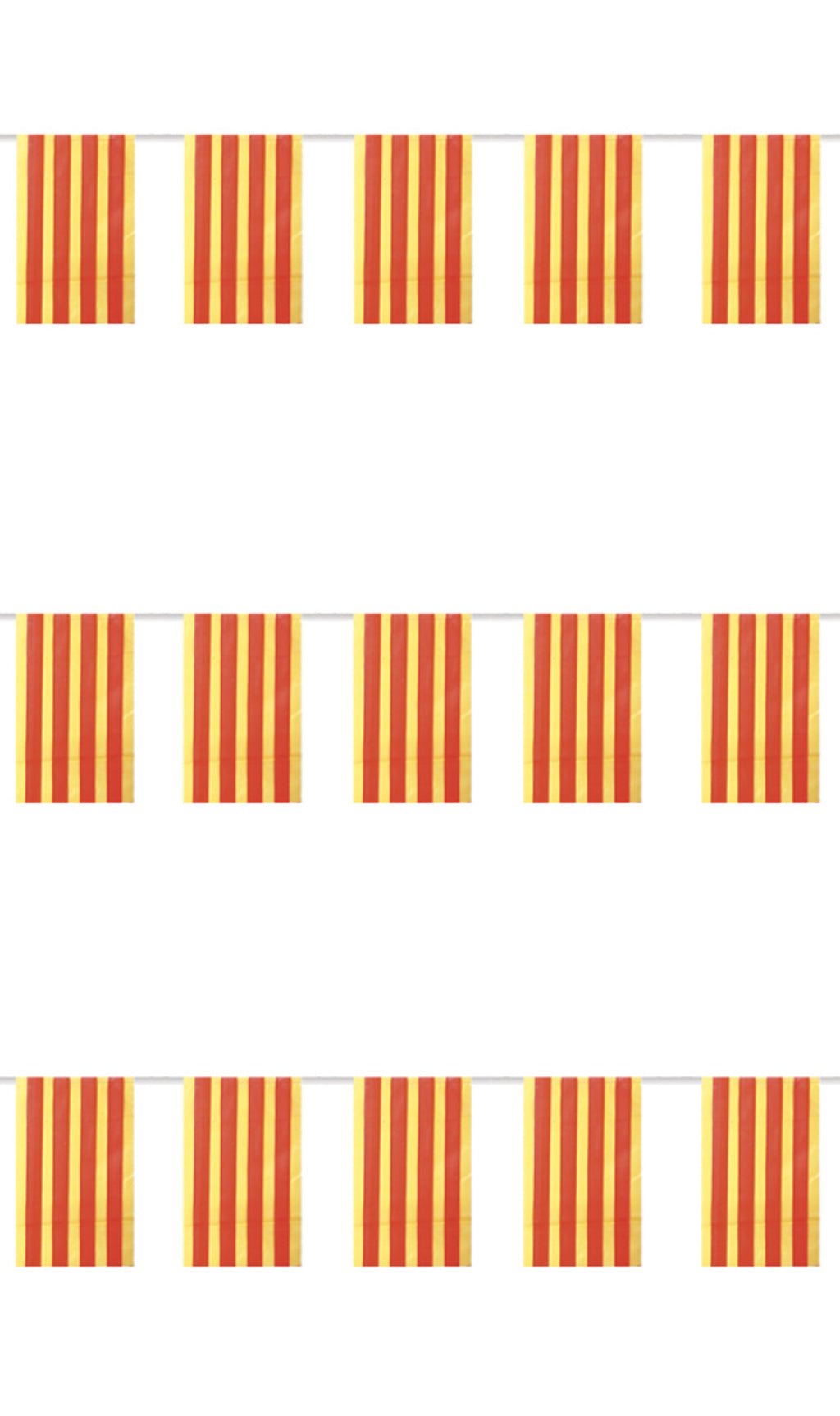 Flaggen Girlande Katalonien