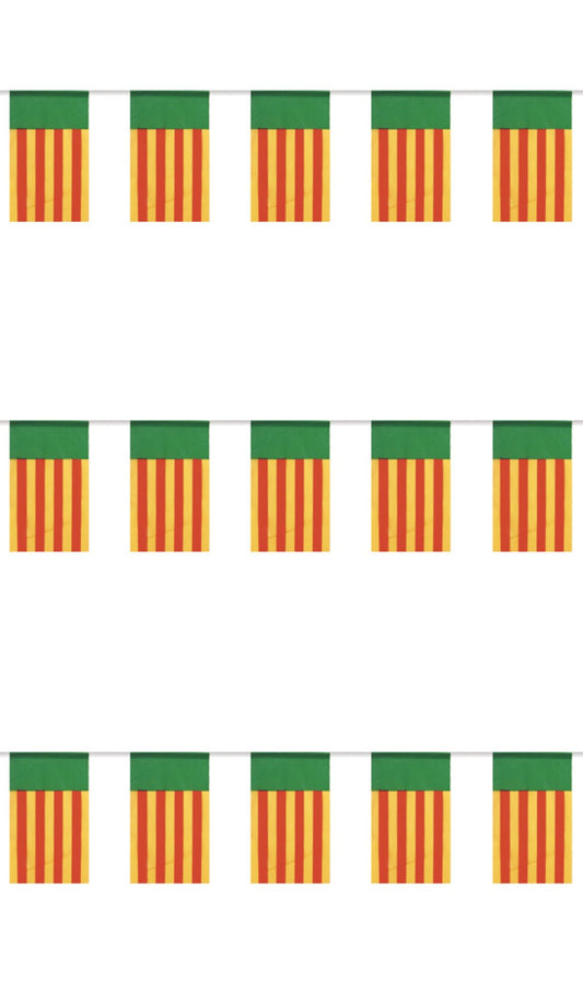 Flaggen Girlande Castellón