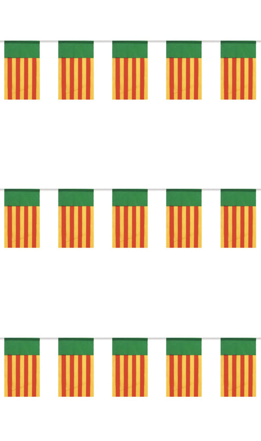 Flaggen Girlande Castellón