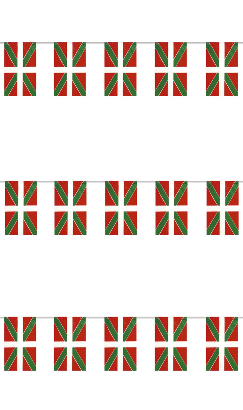 Flaggen Girlande Baskenland