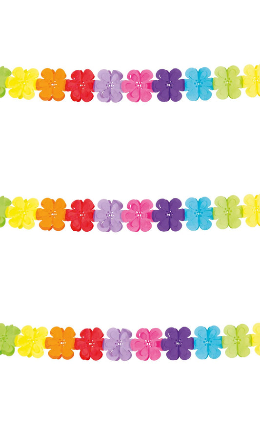 Blumengirlande aus Papier