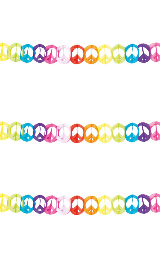 Girlande Hippie Frieden