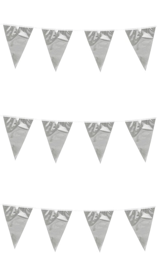 Dreieck Girlande Silber