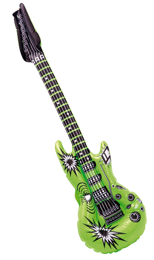 Grüne Gitarre Aufblasbar