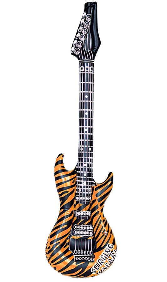 Aufblasbare Gitarre Animal Print