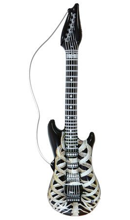 Aufblasbare Skelett-Gitarre
