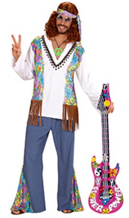 Gitarre Hippie Flower Aufblasbar