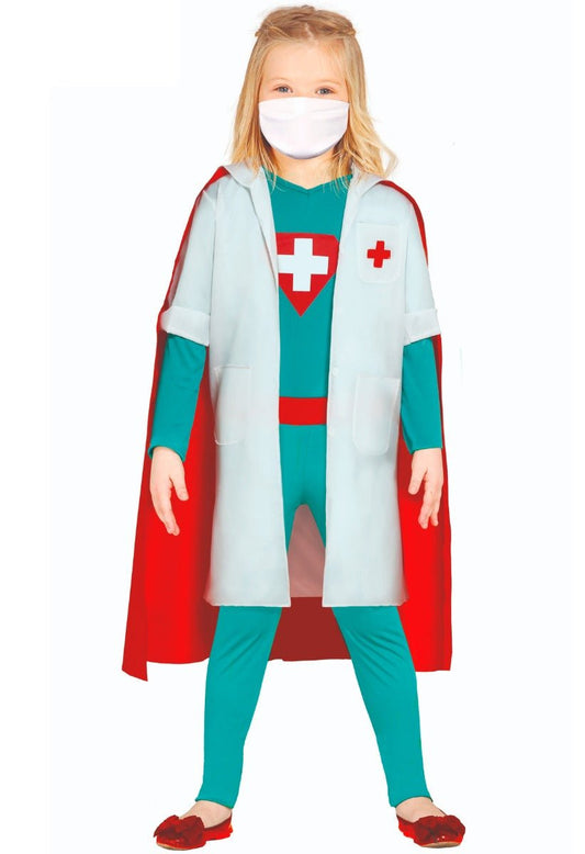 Disfraz de Superheroína Doctora para niña I Don Disfraz